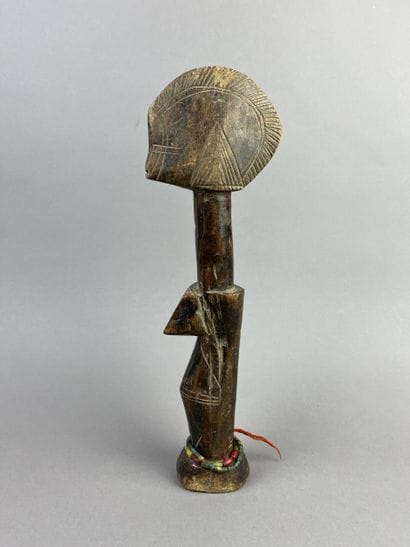 Biga doll. Stylized fertility doll. Wood...