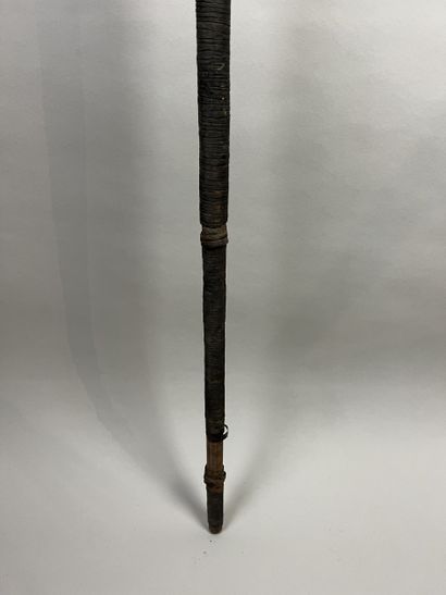 Antique blowpipe consisting of two halves...