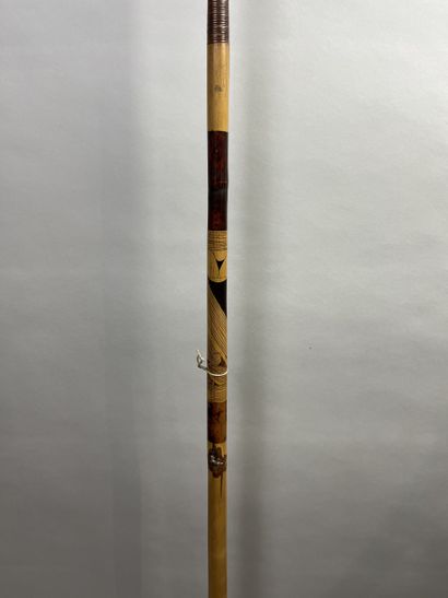 Composite war spear consisting of a hardwood...