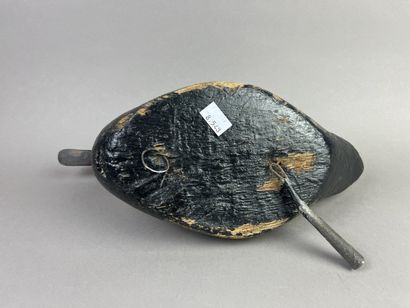 Antique wooden duck caller. Presence of its...