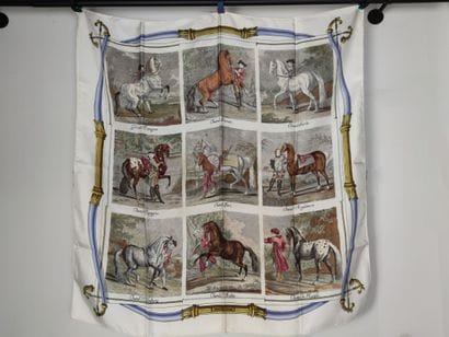 HERMES Paris
Carré de soie modèle 