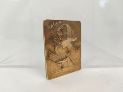 BORGEAUD Jeanne
Méditation
Plaquette en bronze...