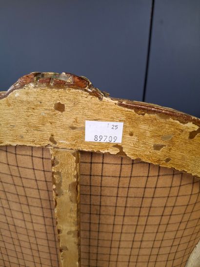 Paire de fauteuils à dossier cabriolet en...