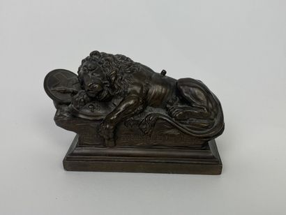 THORVALDSEN Bertel, d'après
Lion de Lucerne
Réduction...