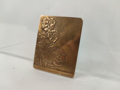 BORGEAUD Jeanne
Méditation
Plaquette en bronze...