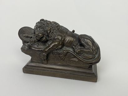 THORVALDSEN Bertel, d'après
Lion de Lucerne
Réduction...