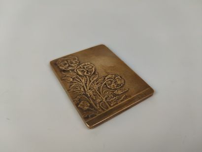 BORGEAUD Jeanne
Méditation
Plaquette en bronze...