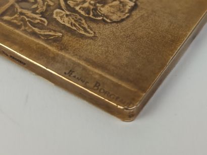 BORGEAUD Jeanne
Méditation
Plaquette en bronze...