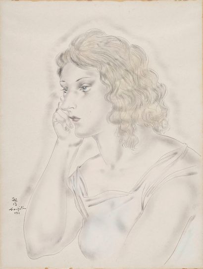 FOUJITA Léonard Tsuguharu, 1886-1968
Portrait...