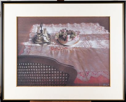 HERGOT Gilles, XXe siècle
Assiette de fleurs...