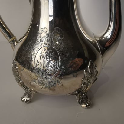 THEIERE en argent (950). PARIS, Edmond TETARD,...