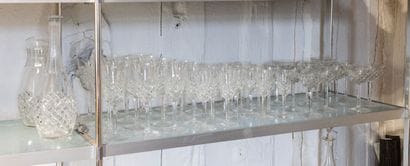 BACCARAT, modèle Burgos
Service de verres...