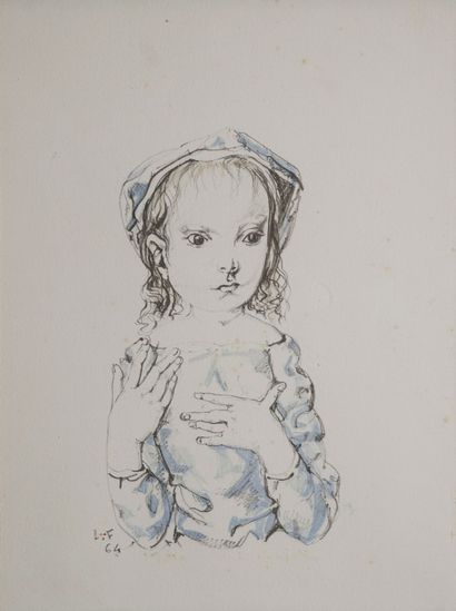 FOUJITA Léonard Tsuguharu, 1886-1968
Fillette,...