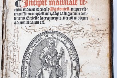 Superbe et rare rituel à l'usage de Saint-Malo,...