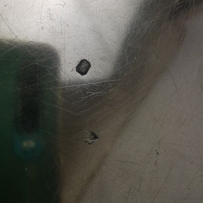 PLAT en argent (950). PARIS, orfèvre DUP?,...
