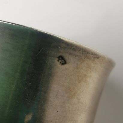 COQUETIER en argent (950). PARIS, Jean-Elysée...