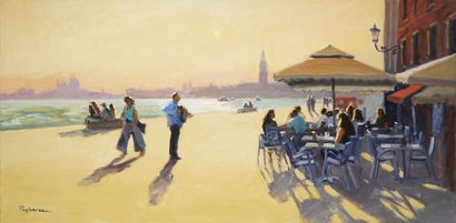 PUYBAREAU Annie, née en 1955
Terrasse en...