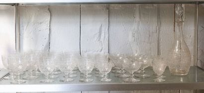BACCARAT, modèle Rohan
Partie de service...