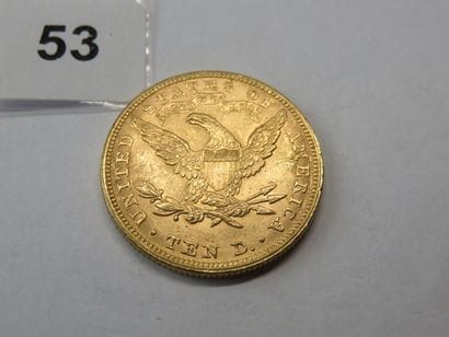 Gold coin - USA - 10 Dollars Liberty crowned...