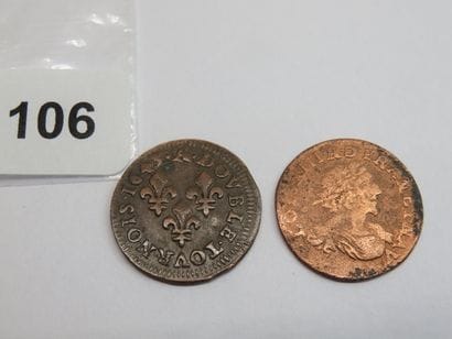 Monnaies Royales - Louis XIII - Lot of 2...