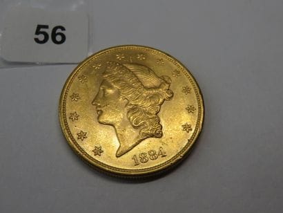 Gold coin - USA - 20 Dollar Liberty crowned...