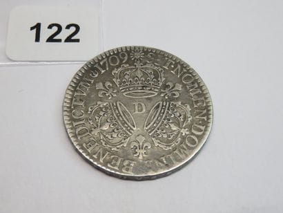 Monnaie Royale - Louis XIV - 1/2 ecu aux...