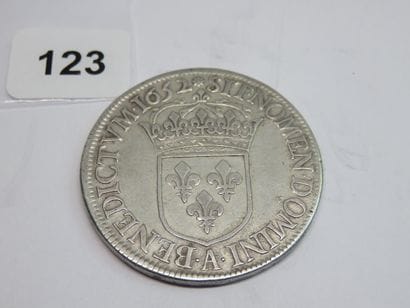 Monnaie Royale - Louis XIV - Ecu à la mèche...
