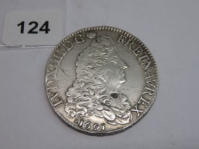 Monnaie Royale - Louis XIV - Ecu aux 8 L...