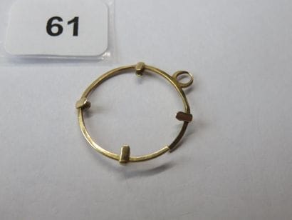 Gold debris - 0.90 g gold 750 thousandths...