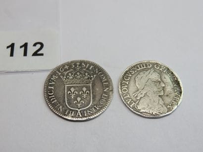Monnaies Royales - Louis XIII - Lot of 2...