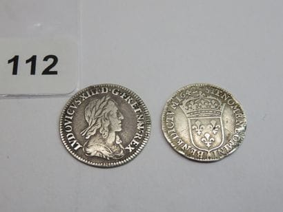 Monnaies Royales - Louis XIII - Lot of 2...