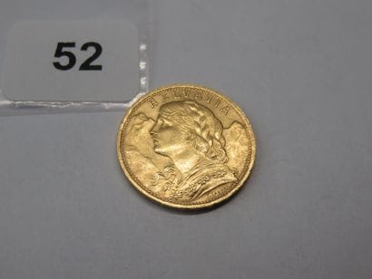 Gold coin - Switzerland - 20 Francs Vreneli...