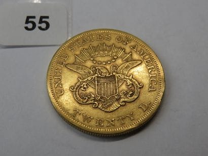 Gold coin - USA - 20 Dollar Liberty crowned...