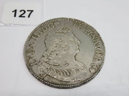 Monnaie Royale - Louis XIV - Ecu aux Insignes...