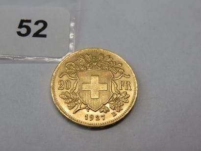 Gold coin - Switzerland - 20 Francs Vreneli...