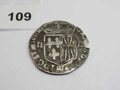 Monnaie Royale - Louis XIII - 1/4 ecu de...