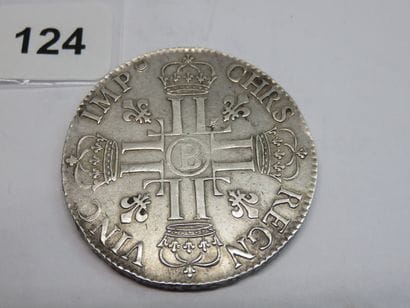 Monnaie Royale - Louis XIV - Ecu aux 8 L...