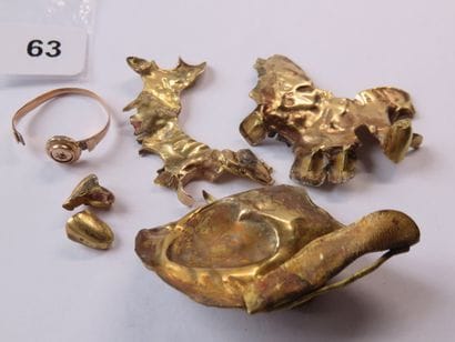 Gold debris - 29 g gold: including 1.10 g...