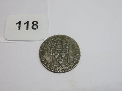 Monnaie Royale - Louis XIV - Sol de 15 Deniers...