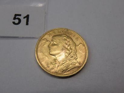 Gold coin - Switzerland - 20 Francs Vreneli...