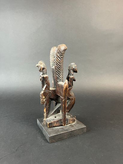 Lot of three objects from Mali: Decorative...
