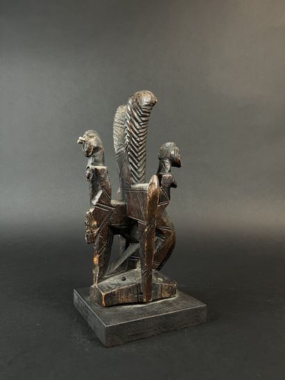 Lot of three objects from Mali: Decorative...