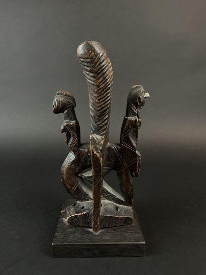 Lot of three objects from Mali: Decorative...