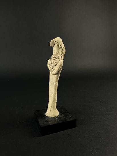 Anthropomorphic votive statuette. Terracotta,...