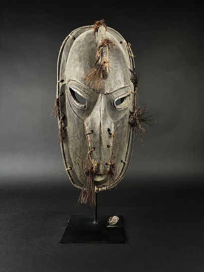 Mask, human face with bird-beaked nose. Height:...