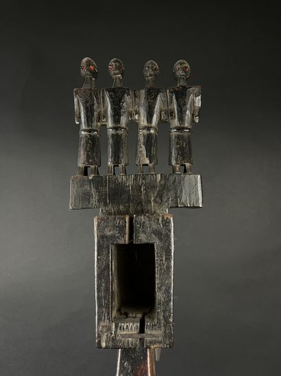 Dhodro Banam. Wooden stringed musical instrument,...