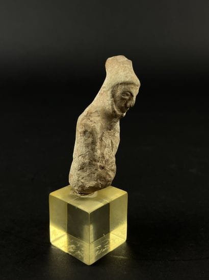 Anthropomorphic statuette, probably of a...