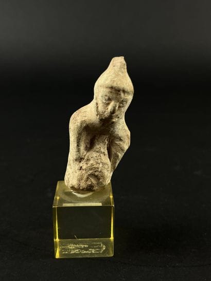 Anthropomorphic statuette, probably of a...