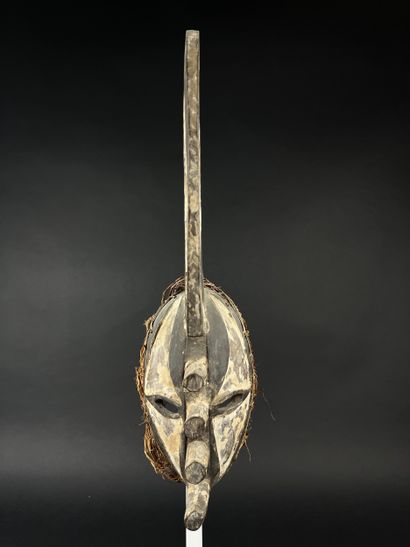 mma ji face mask (yam knife). It is adorned...