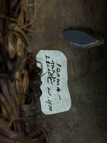 mma ji face mask (yam knife). It is adorned...